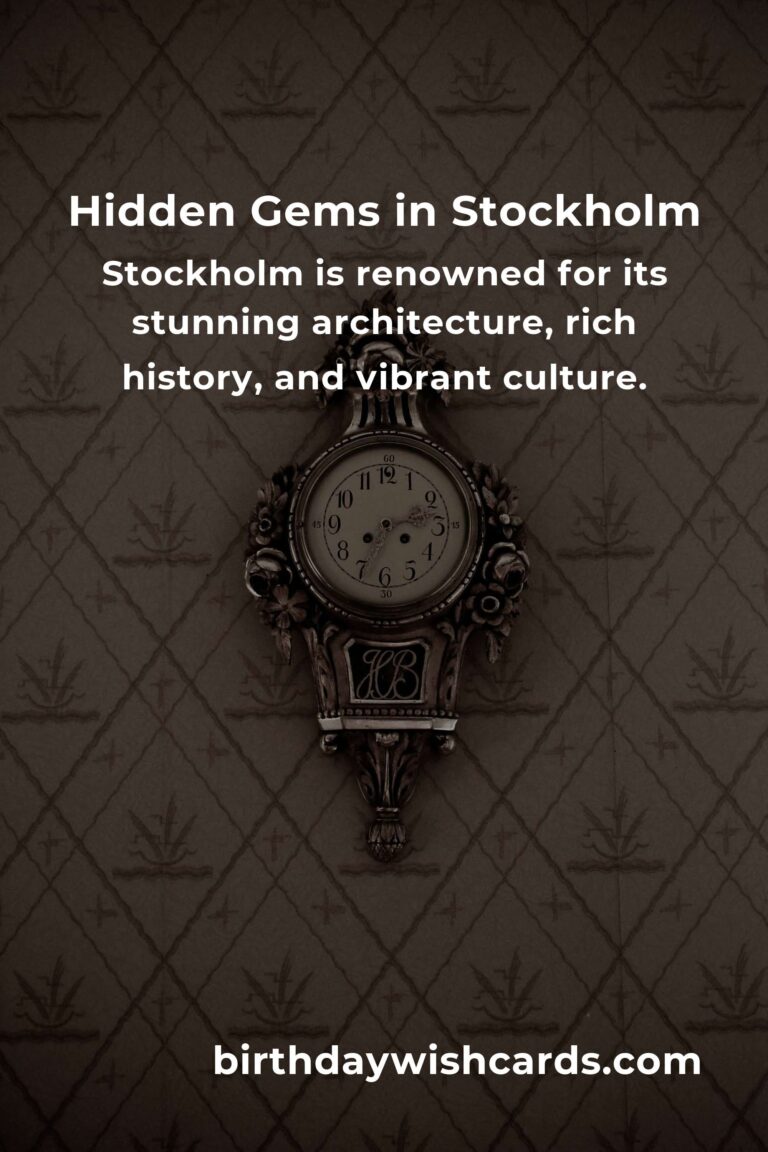 Discover the Hidden Gems in Stockholm You Must See