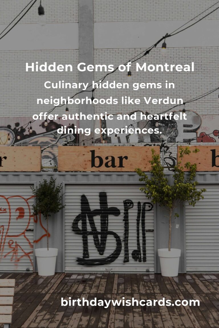 Discover the Hidden Gems of Montreal: A Journey Beyond the Ordinary