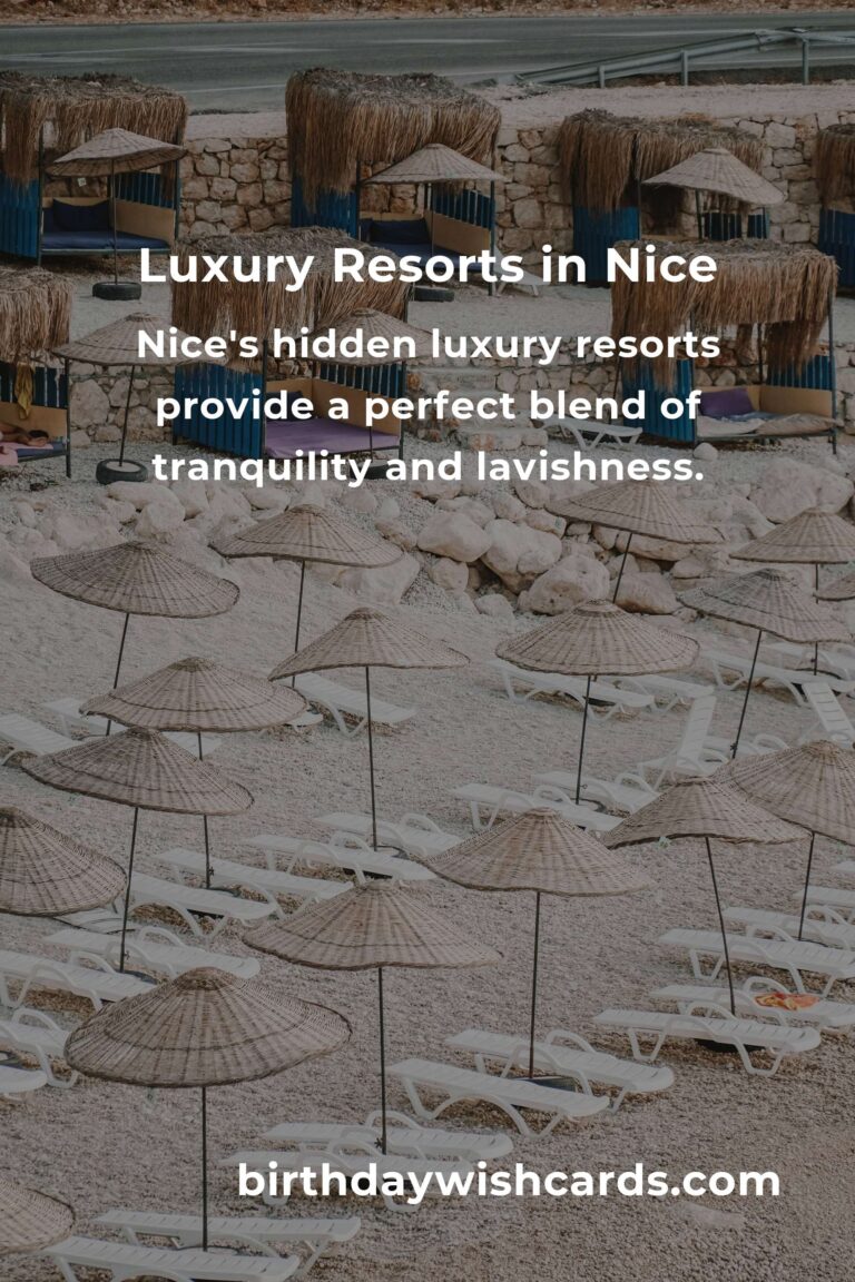 Discover the Hidden Luxury Resorts in Nice You Must See