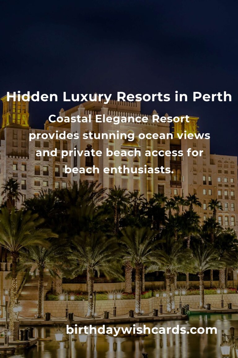 Discover the Hidden Luxury Resorts in Perth You Must See