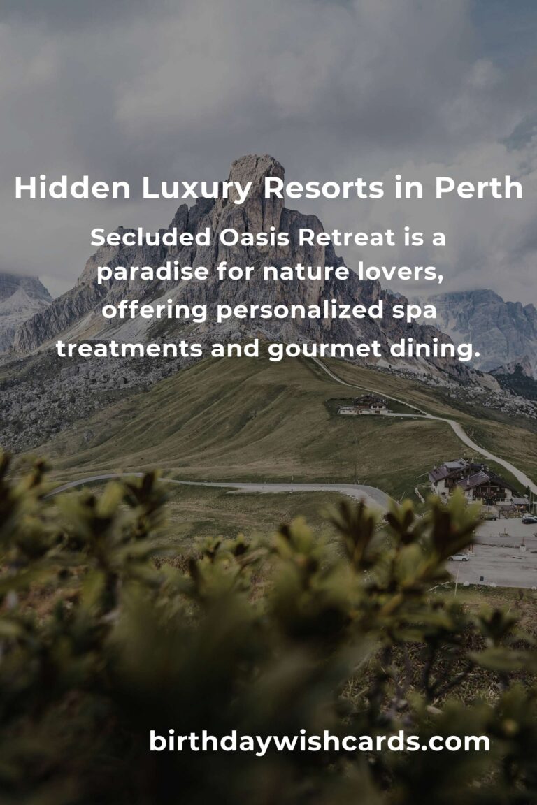 Discover the Hidden Luxury Resorts in Perth You Must See