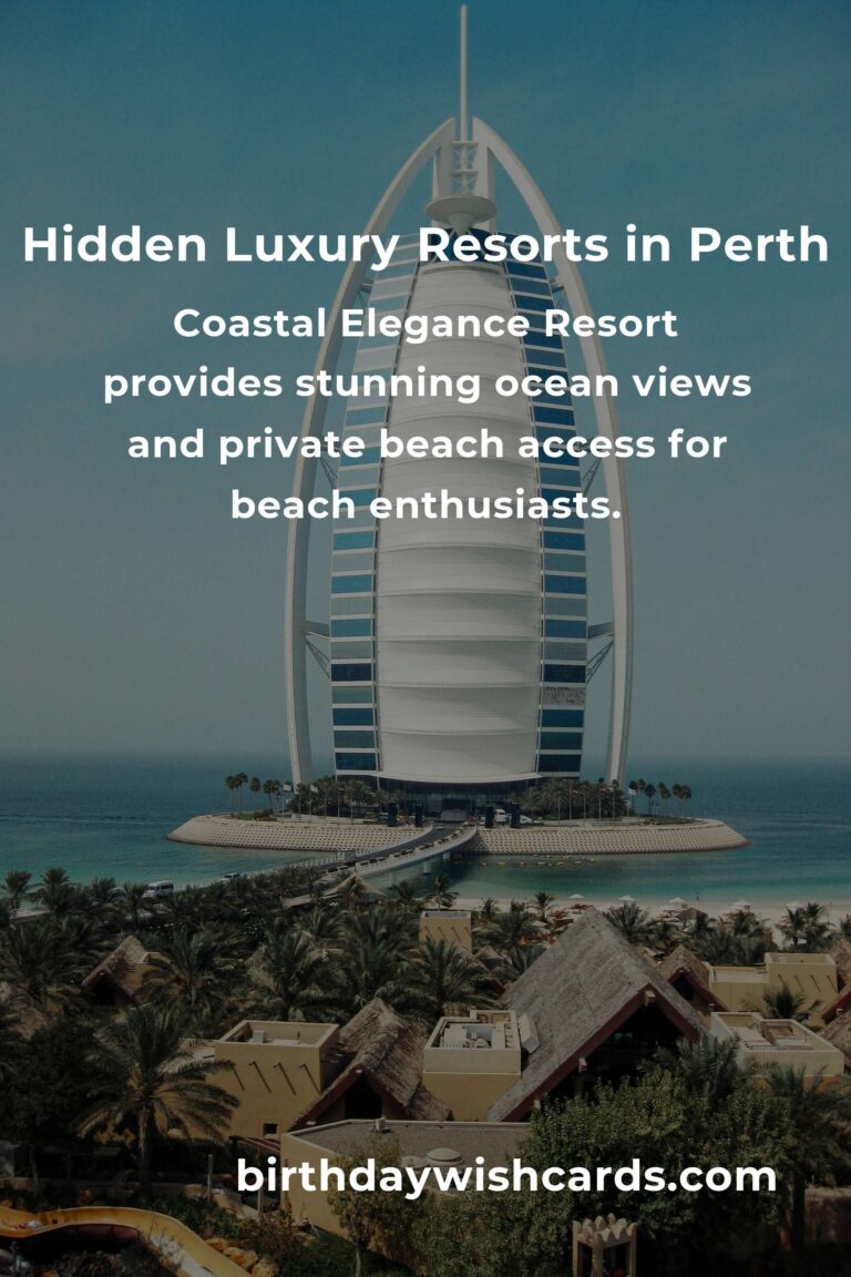 Discover the Hidden Luxury Resorts in Perth You Must See
