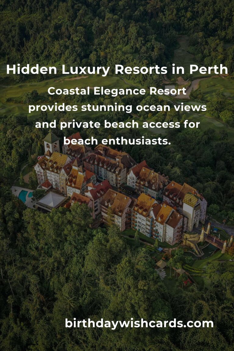 Discover the Hidden Luxury Resorts in Perth You Must See