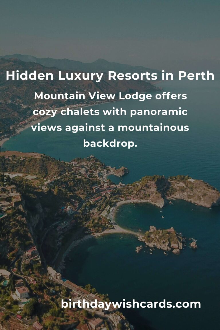 Discover the Hidden Luxury Resorts in Perth You Must See