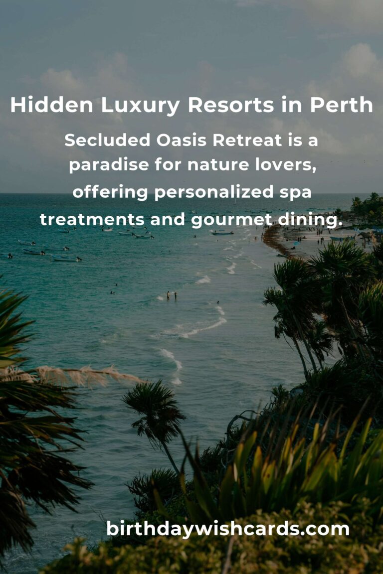 Discover the Hidden Luxury Resorts in Perth You Must See