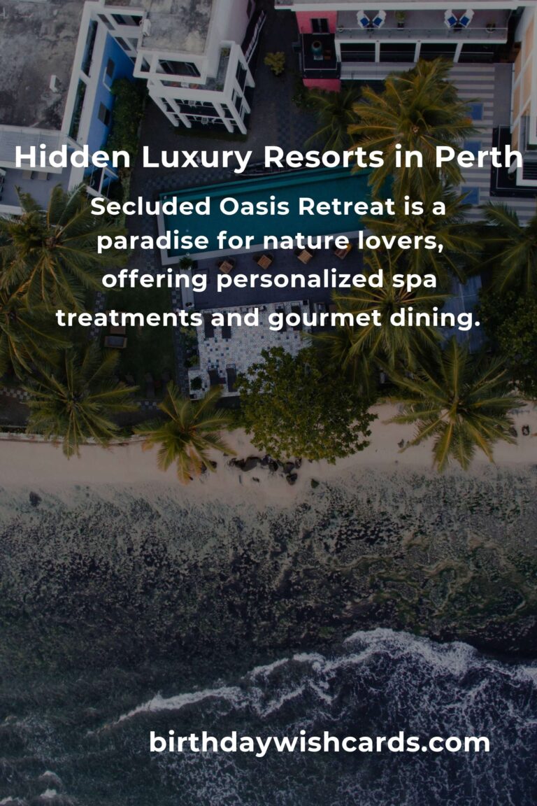 Discover the Hidden Luxury Resorts in Perth You Must See