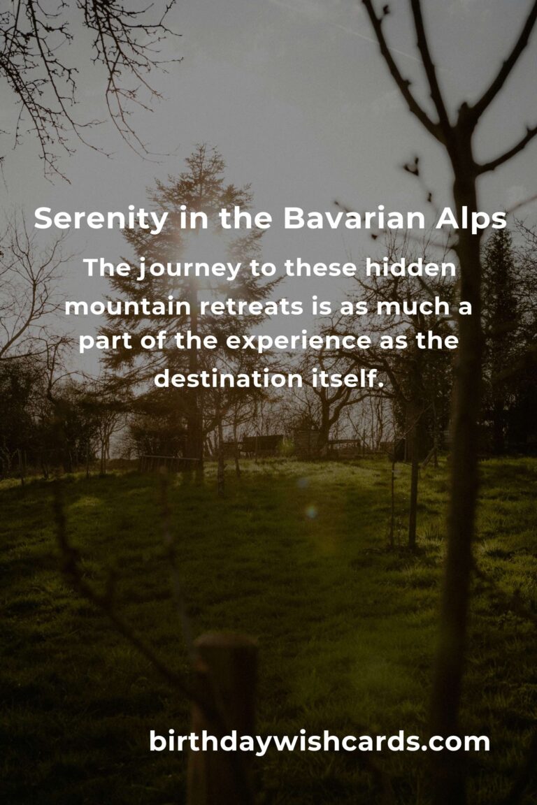 Discover the Hidden Mountain Retreats Near Munich That Will Soothe Your Soul