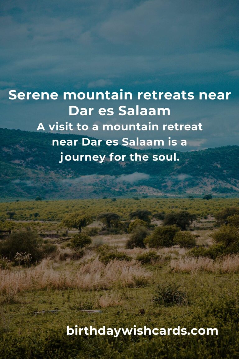 Discover the Hidden Mountain Retreats in Dar es Salaam You Must See: Escape, Rejuvenate, and Find Your Soul