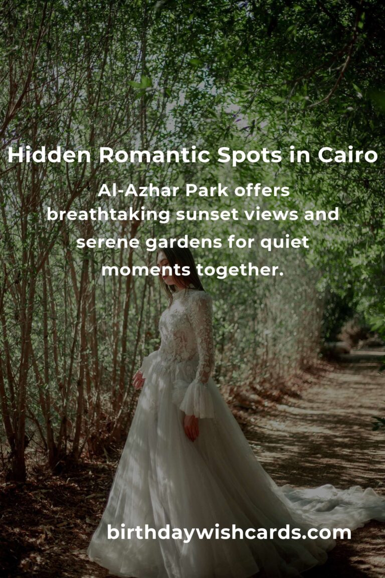 Discover the Hidden Romantic Getaways in Cairo You Must See