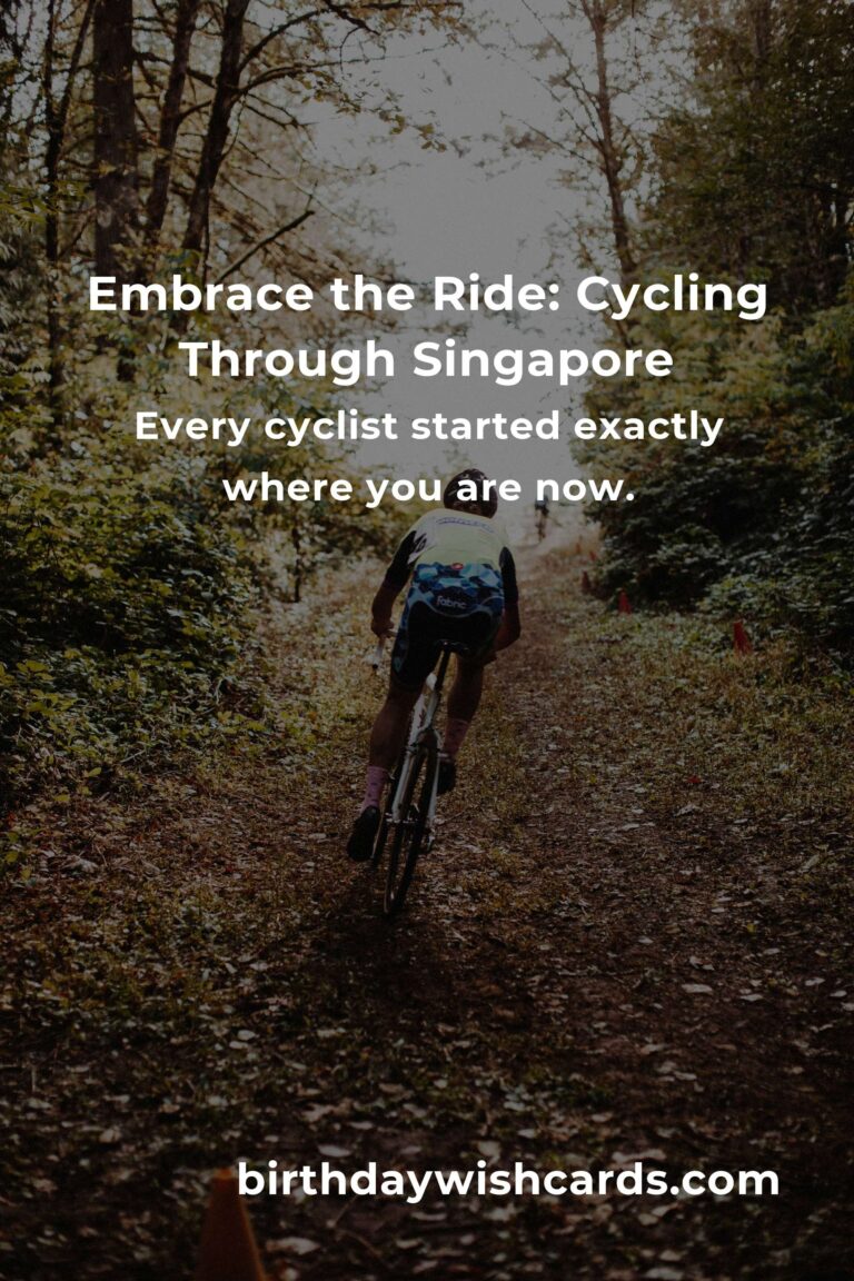 Discover the Joy of Cycling in Singapore: A Beginner’s Journey