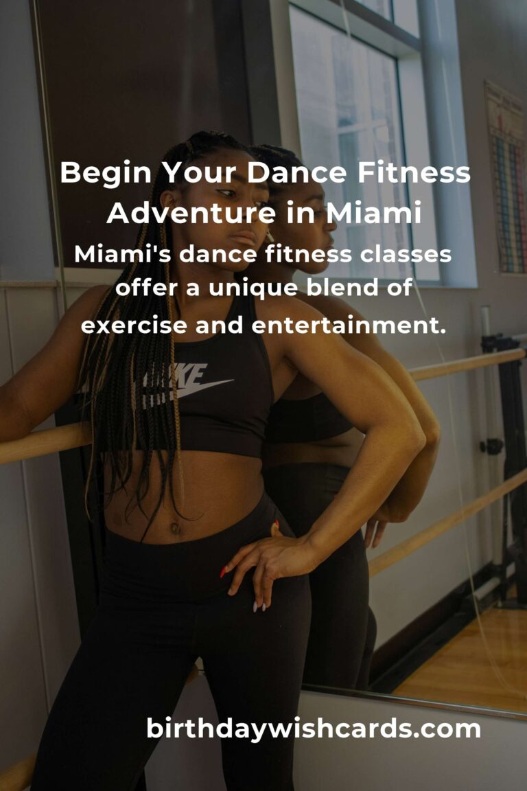 Discover the Joy of Dance Fitness: A Beginner's Guide to Miami's Vibrant Scene