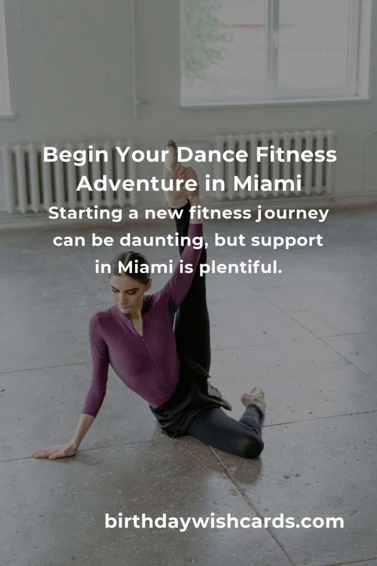 Discover the Joy of Dance Fitness: A Beginner's Guide to Miami's Vibrant Scene
