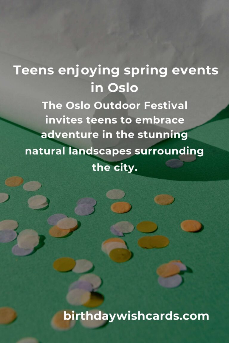 Discover the Magic: Best Spring Events in Oslo for Teens