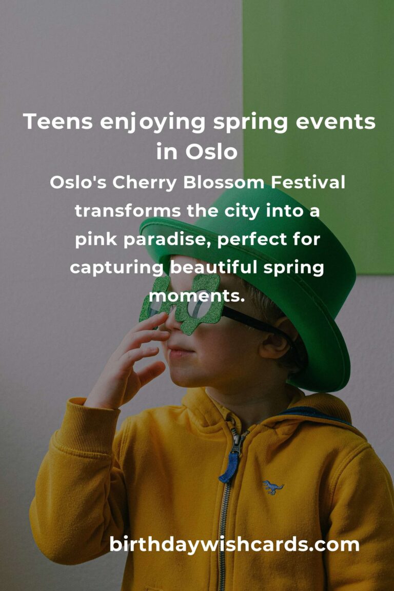 Discover the Magic: Best Spring Events in Oslo for Teens