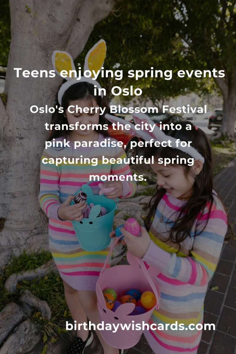 Discover the Magic: Best Spring Events in Oslo for Teens