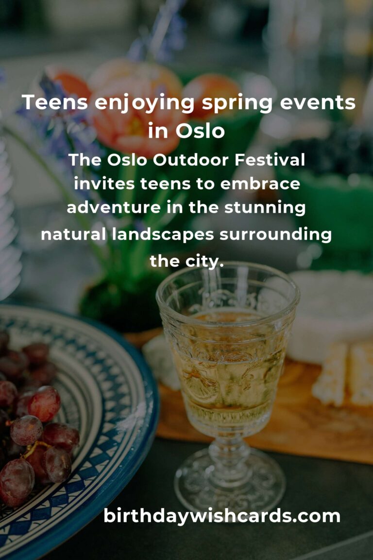 Discover the Magic: Best Spring Events in Oslo for Teens