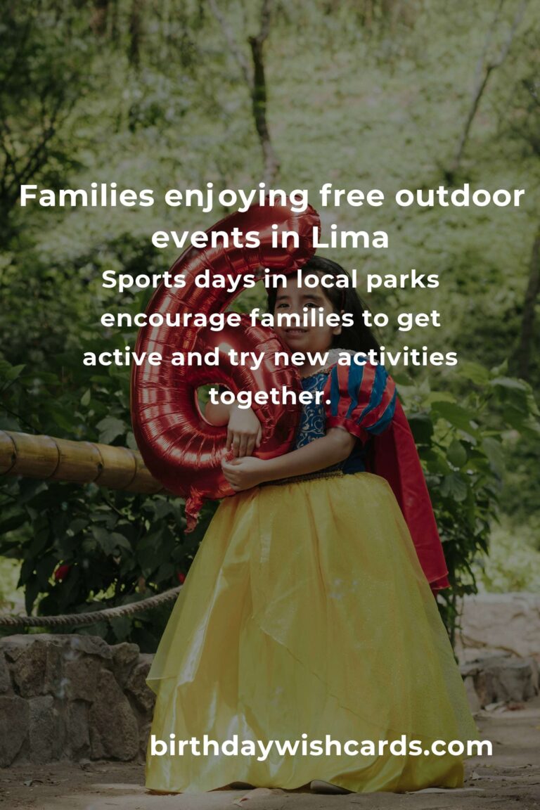 Discover the Magic: Free Family Events in Lima This Month You Can’t Miss!