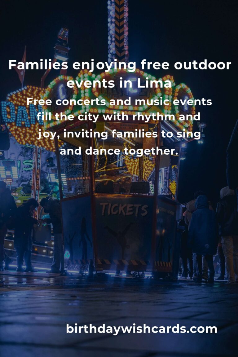 Discover the Magic: Free Family Events in Lima This Month You Can't Miss!
