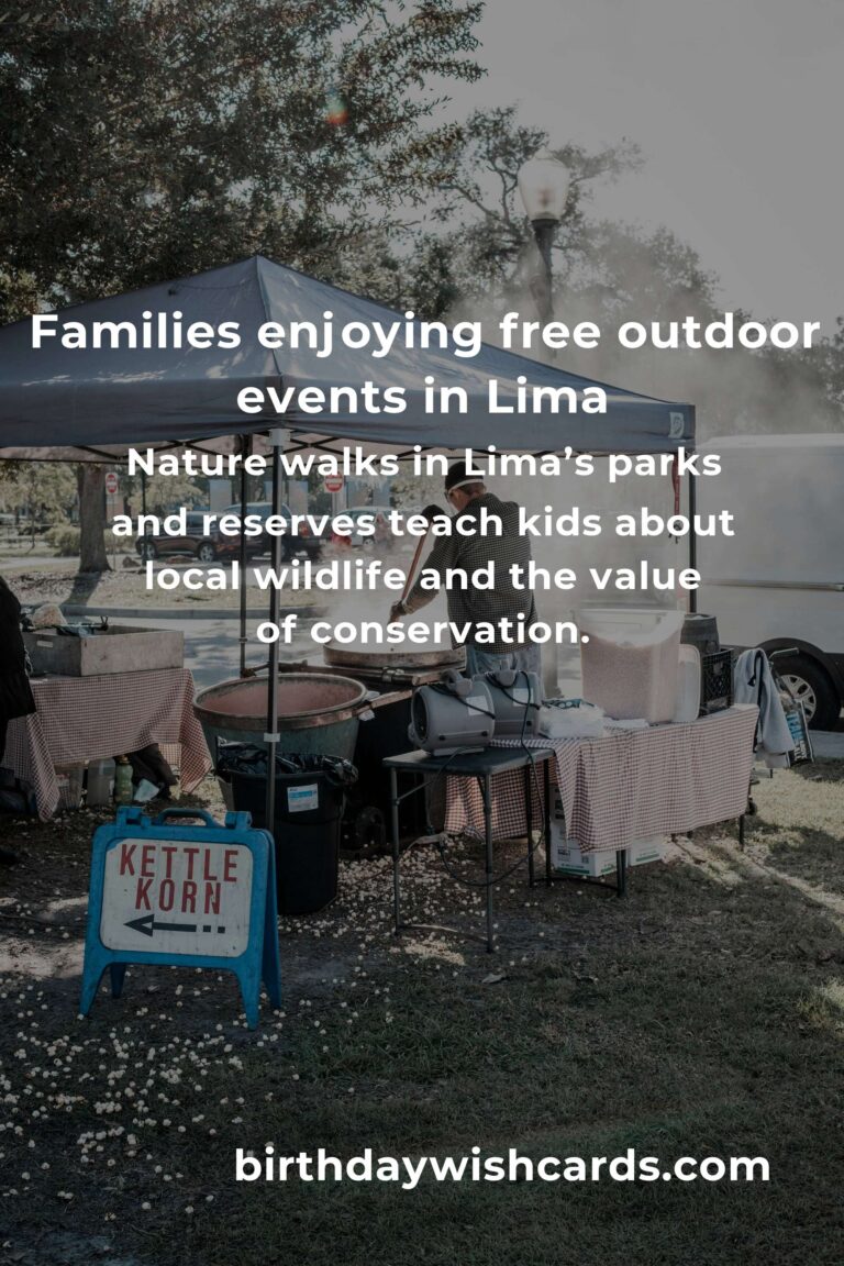 Discover the Magic: Free Family Events in Lima This Month You Can't Miss!