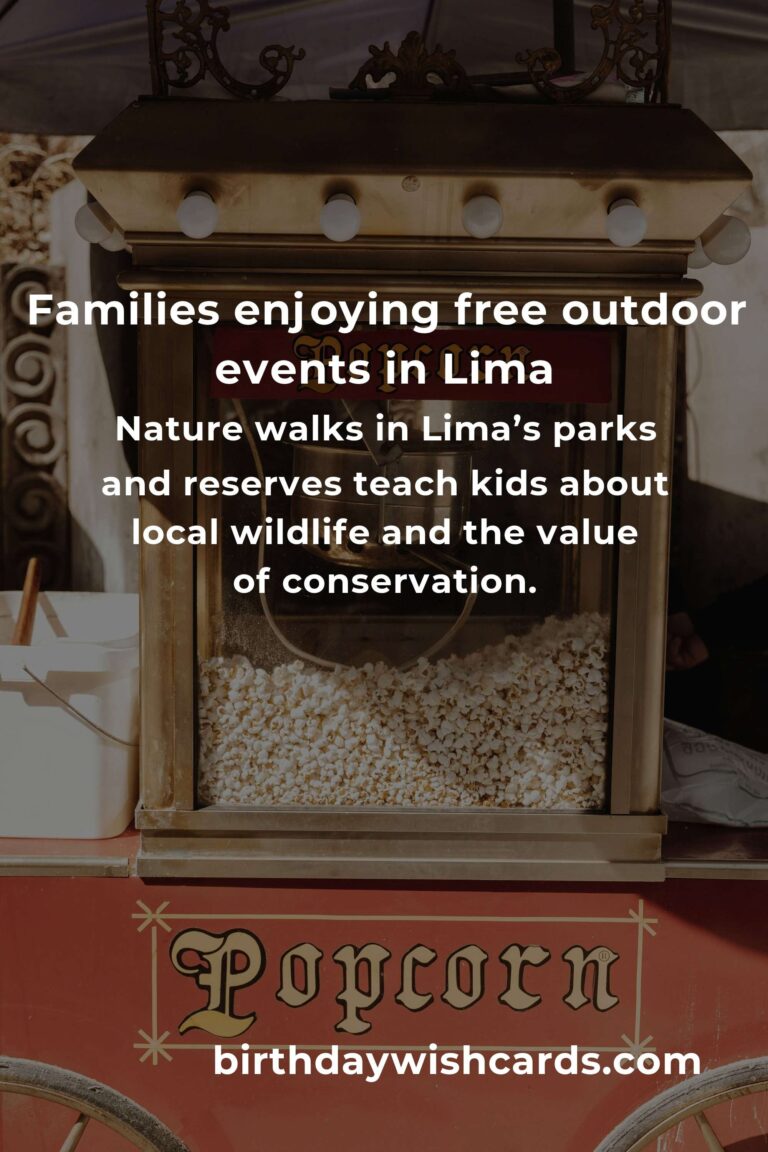 Discover the Magic: Free Family Events in Lima This Month You Can't Miss!