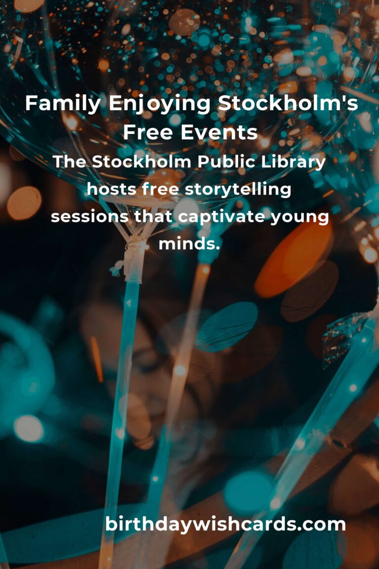 Discover the Magic: Free Family Events in Stockholm This Month