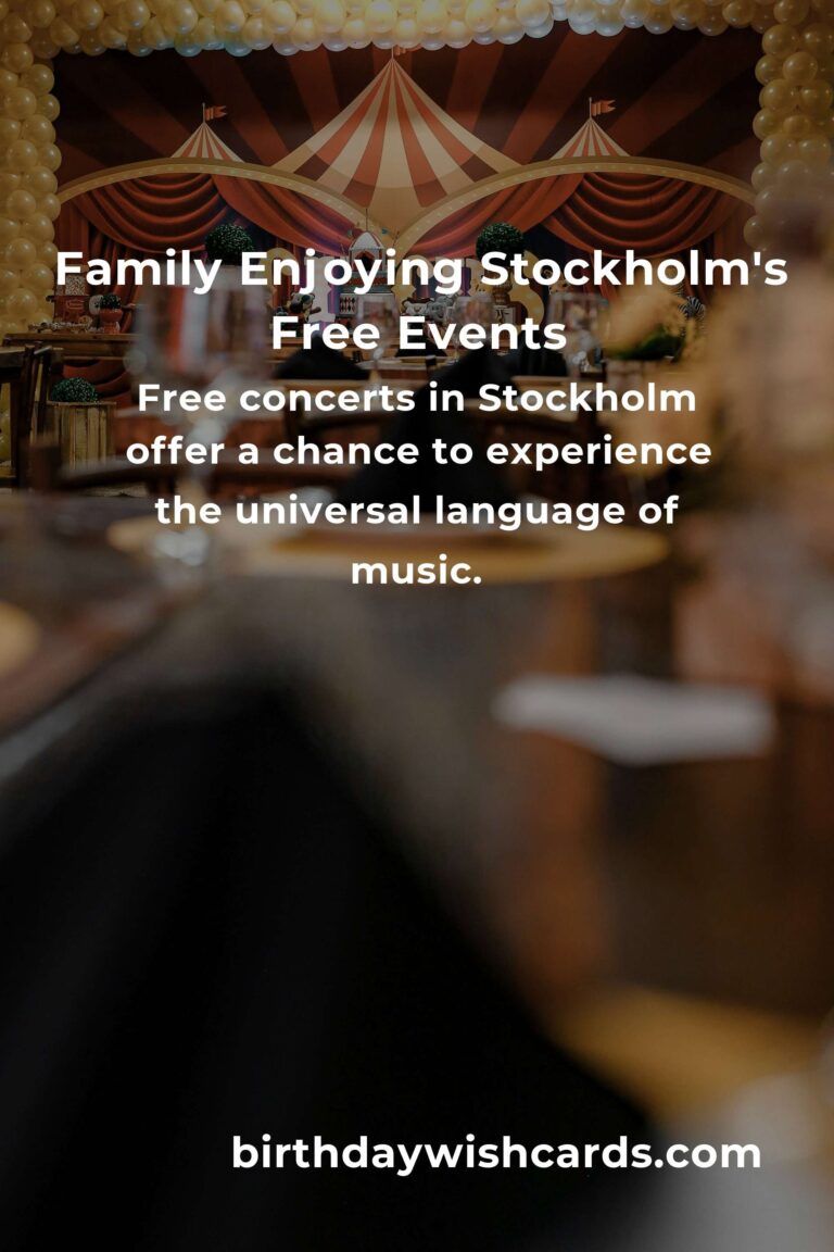 Discover the Magic: Free Family Events in Stockholm This Month