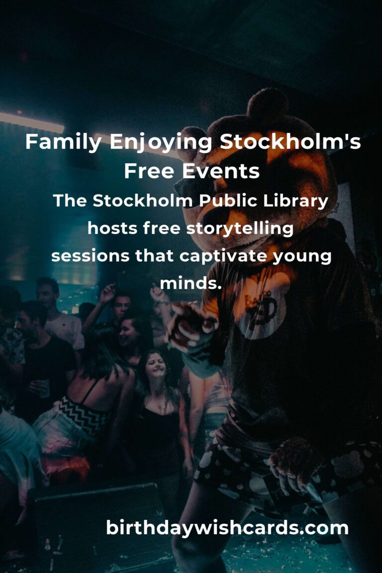 Discover the Magic: Free Family Events in Stockholm This Month
