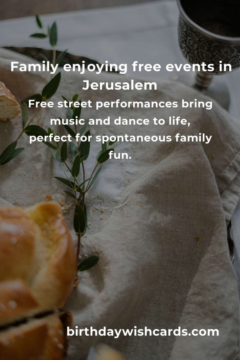 Discover the Magic of Free Family Events in Jerusalem This Month