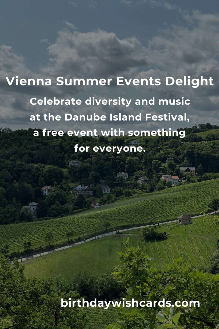 Discover the Magic of Vienna: Summer Events for First-Time Visitors