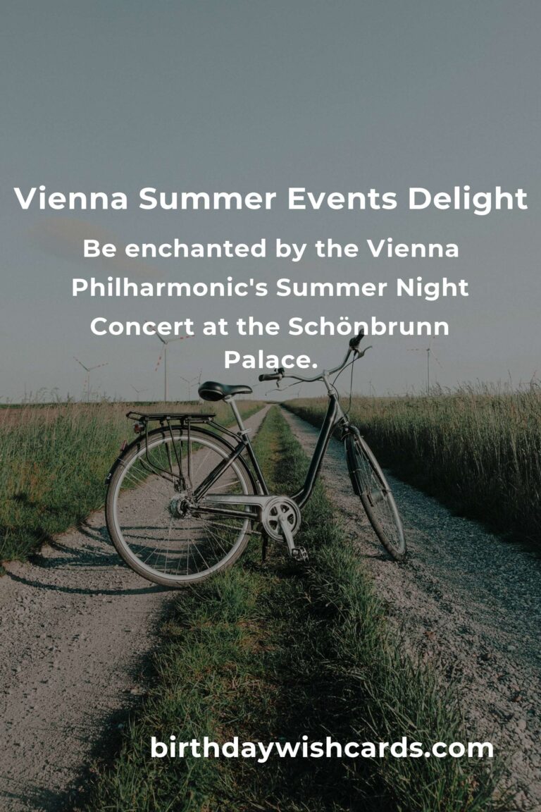 Discover the Magic of Vienna: Summer Events for First-Time Visitors