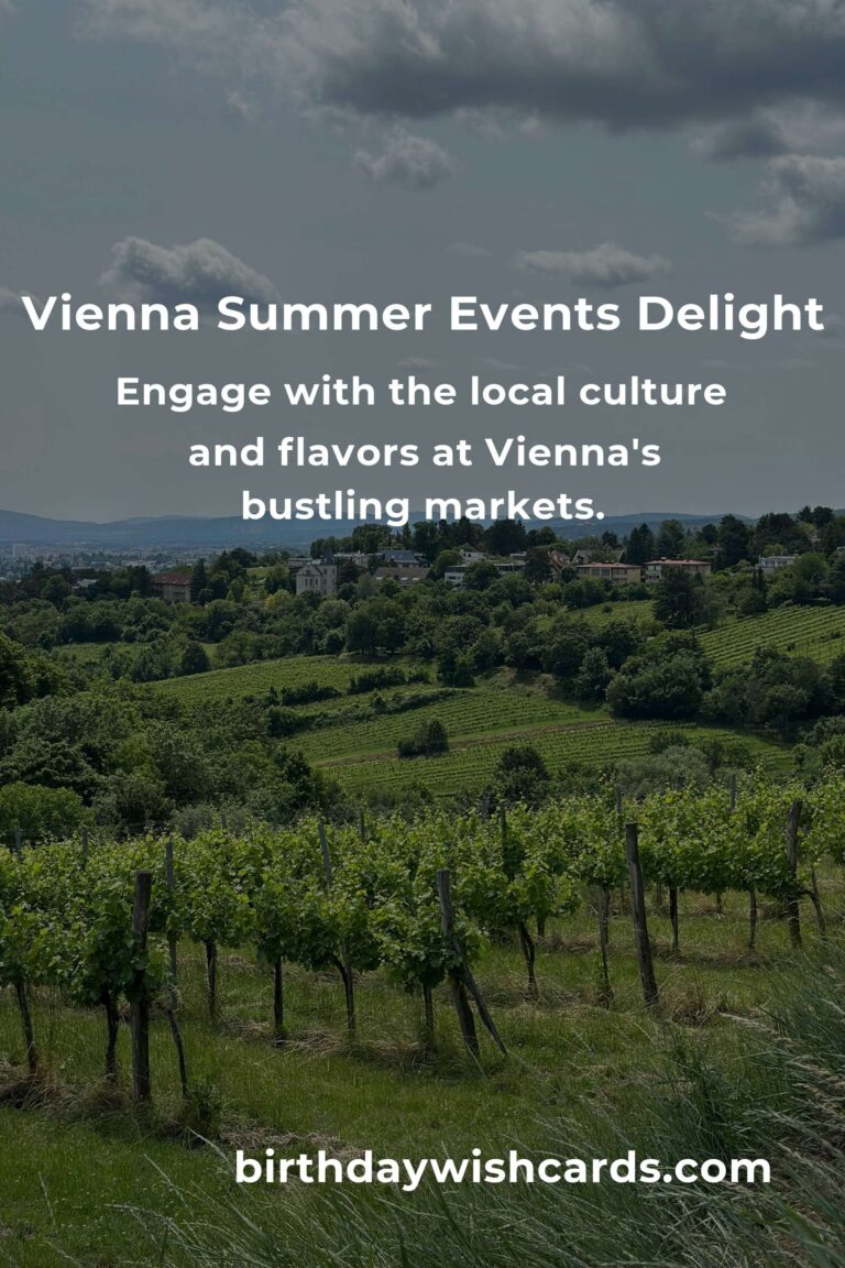 Discover the Magic of Vienna: Summer Events for First-Time Visitors