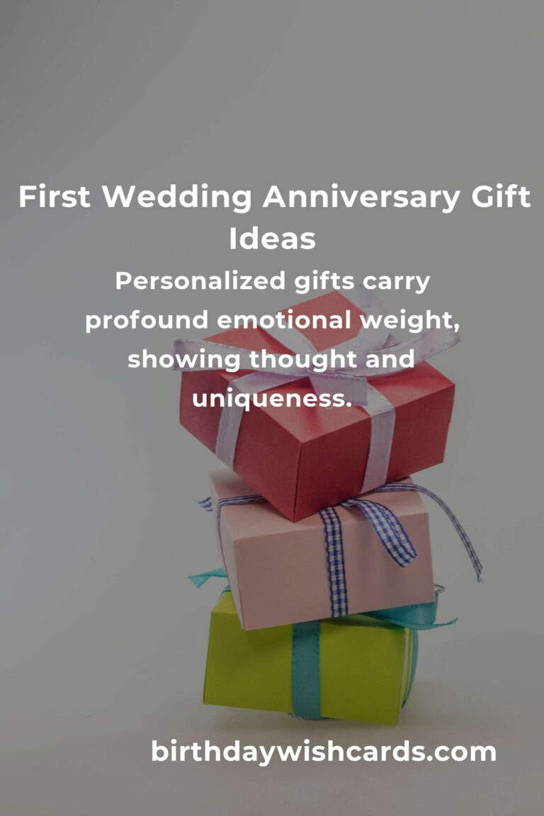 Discover the Perfect Wedding Anniversary Gifts for First-Time Buyers: A Journey of Love and Meaning