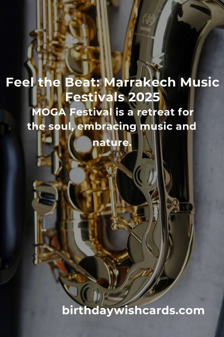 Discover the Soul of Marrakech: Music Festivals 2025