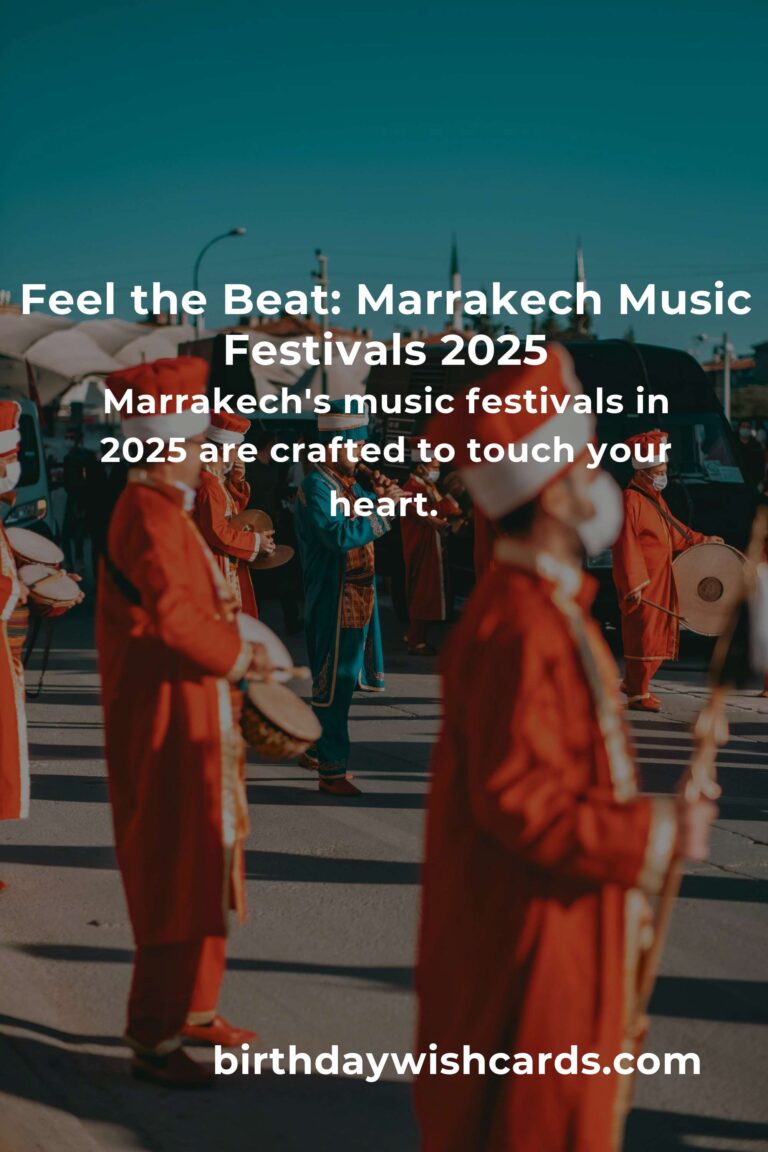 Discover the Soul of Marrakech: Music Festivals 2025