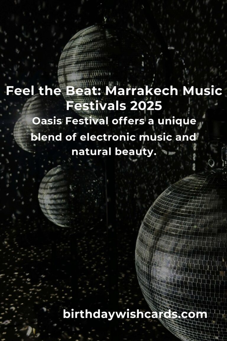 Discover the Soul of Marrakech: Music Festivals 2025