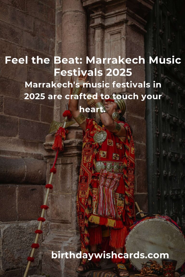 Discover the Soul of Marrakech: Music Festivals 2025