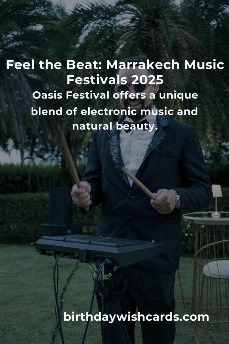 Discover the Soul of Marrakech: Music Festivals 2025