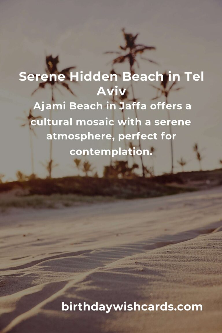 Discover the Soulful Serenity of Tel Aviv's Hidden Beach Vacations