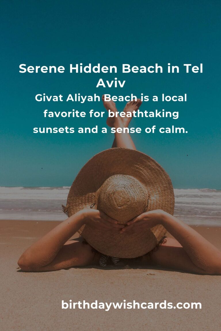 Discover the Soulful Serenity of Tel Aviv's Hidden Beach Vacations