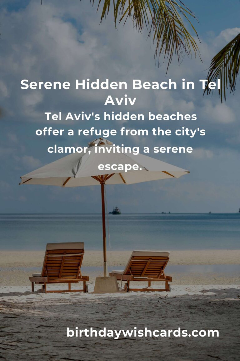 Discover the Soulful Serenity of Tel Aviv's Hidden Beach Vacations