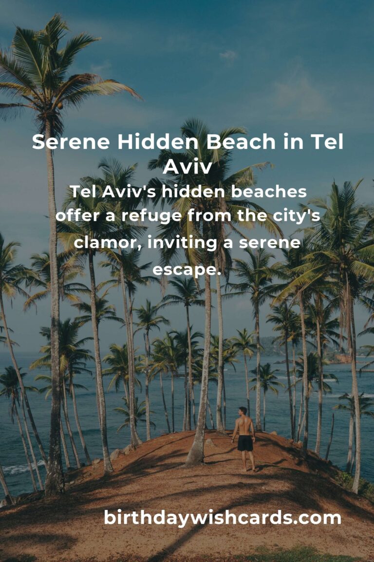 Discover the Soulful Serenity of Tel Aviv's Hidden Beach Vacations