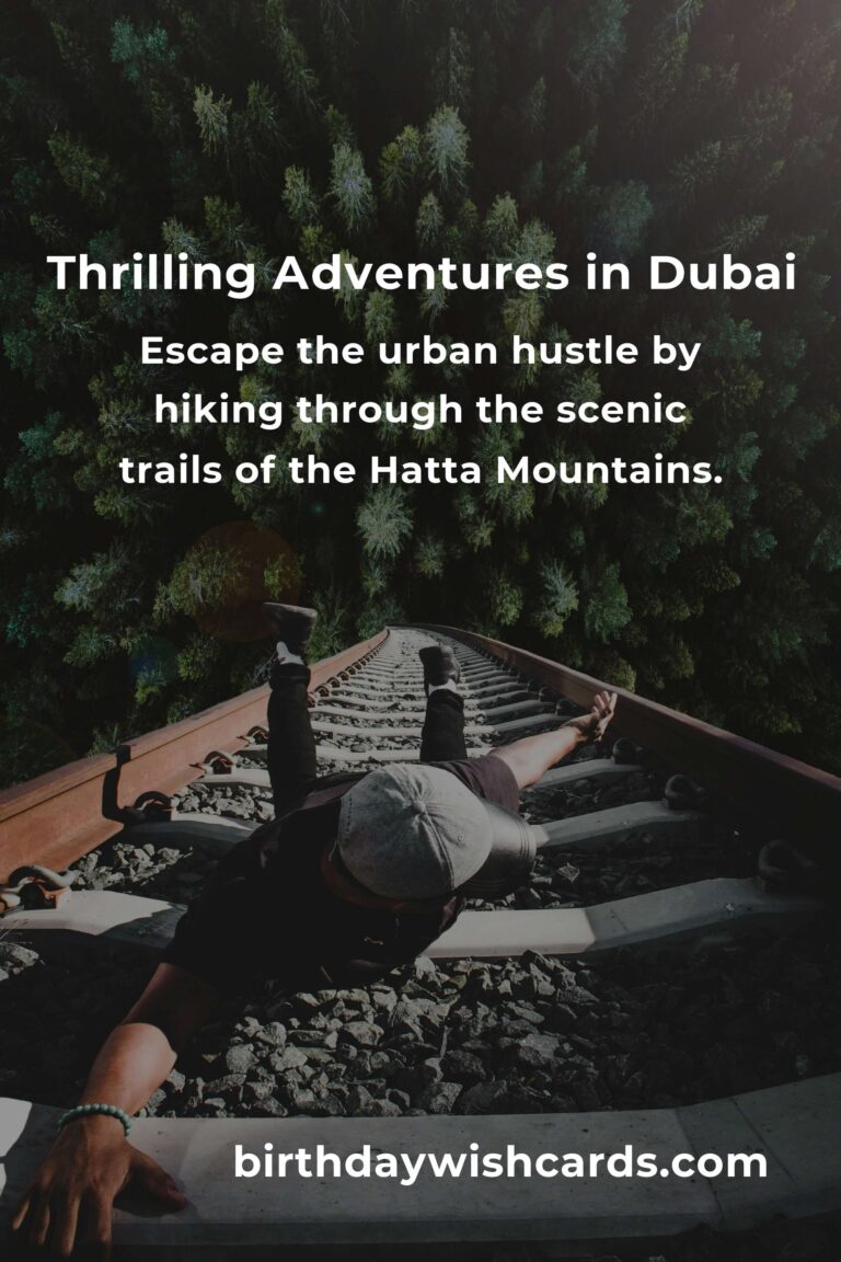 Discover the Thrilling Heartbeat of Dubai: Your Ultimate Guide to Adventure Spots