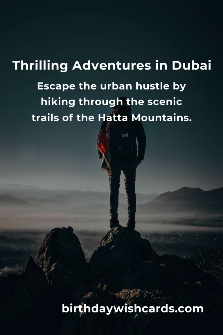 Discover the Thrilling Heartbeat of Dubai: Your Ultimate Guide to Adventure Spots