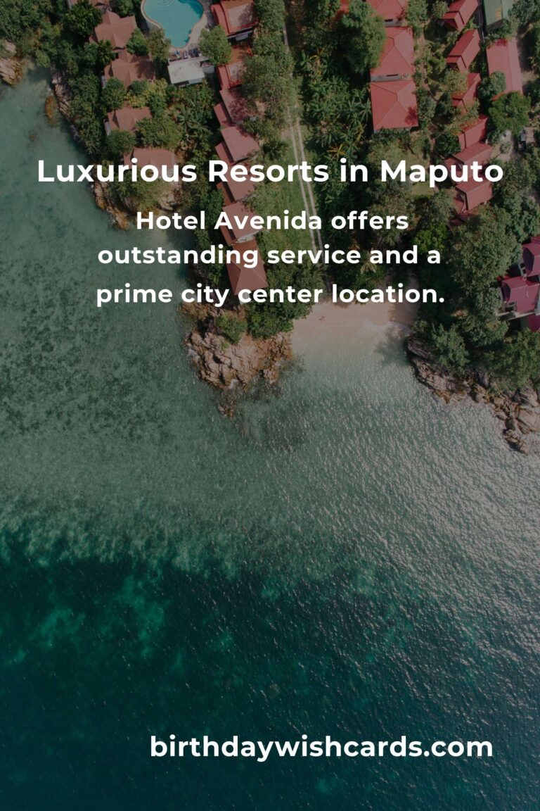 Discover the Top 9 Luxury Resorts in Maputo for an Unforgettable Experience