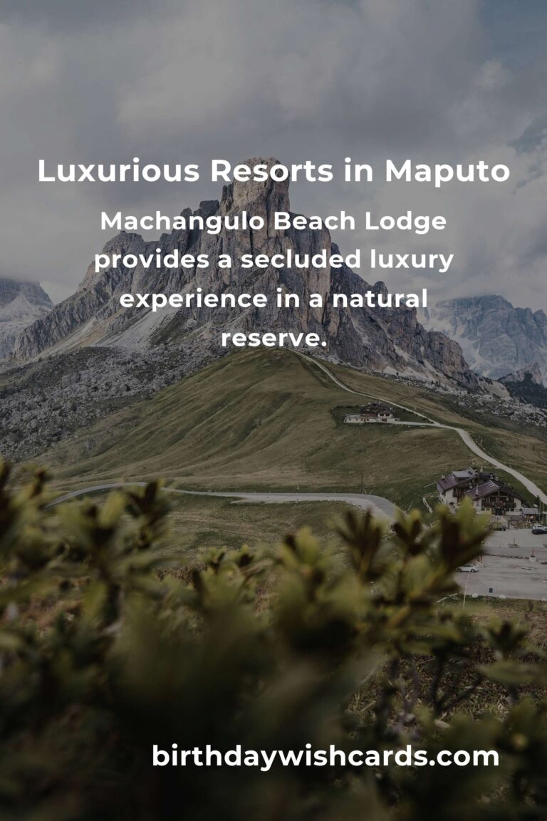 Discover the Top 9 Luxury Resorts in Maputo for an Unforgettable Experience