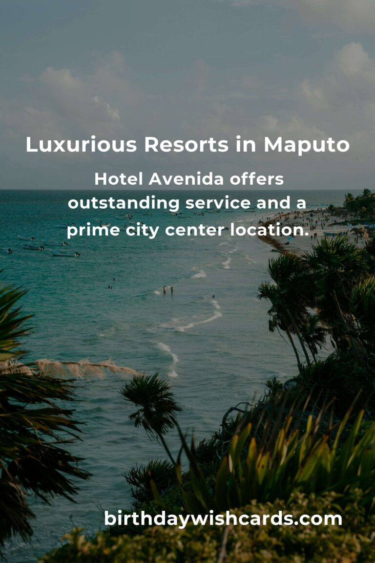 Discover the Top 9 Luxury Resorts in Maputo for an Unforgettable Experience