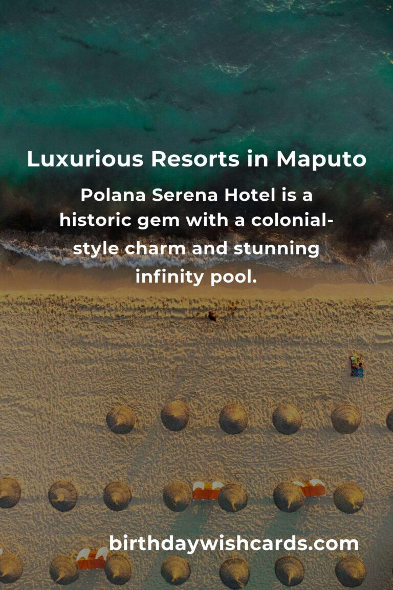 Discover the Top 9 Luxury Resorts in Maputo for an Unforgettable Experience