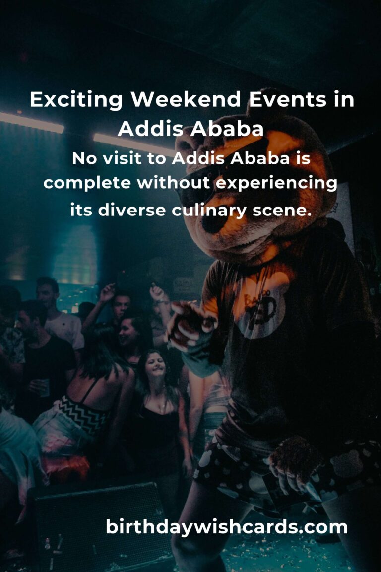 Discover the Top Local Events in Addis Ababa This Weekend