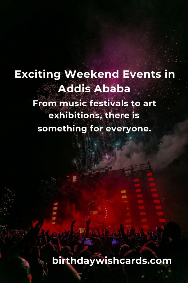 Discover the Top Local Events in Addis Ababa This Weekend