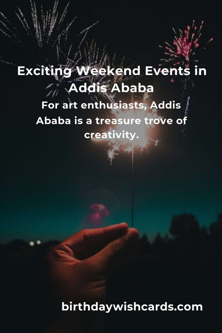 Discover the Top Local Events in Addis Ababa This Weekend